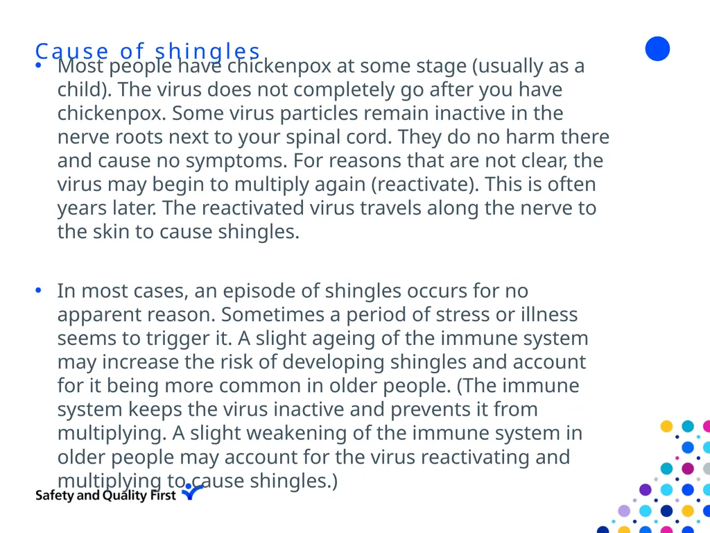 Shingles June 2022 Clair Stokes Infection - slide 12 of 24