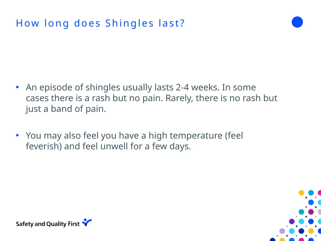 Shingles June 2022 Clair Stokes Infection - slide 10 of 24