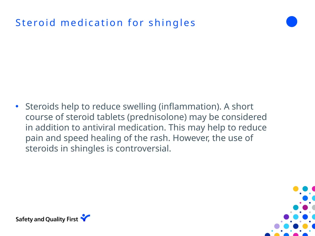 Shingles June 2022 Clair Stokes Infection - slide 17 of 24
