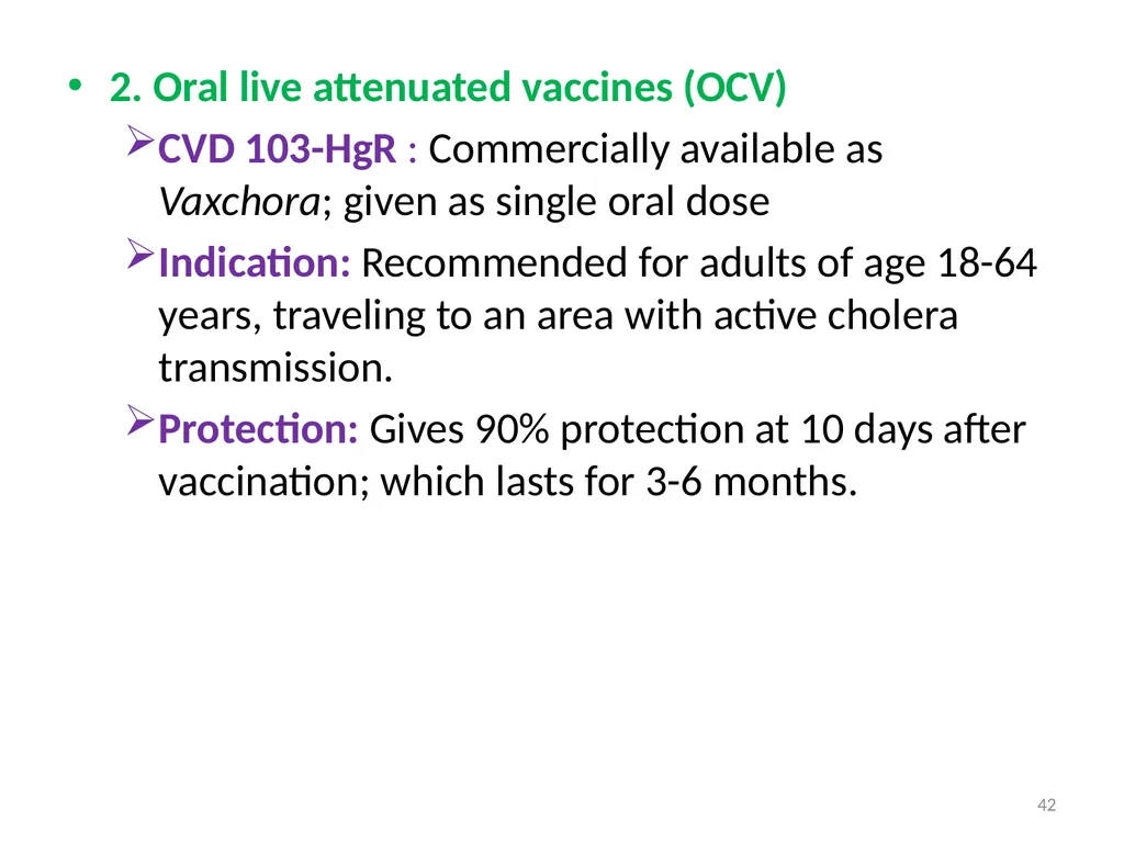 Cholera, Halophilic Vibrio and Aeromonas - slide 42 of 61