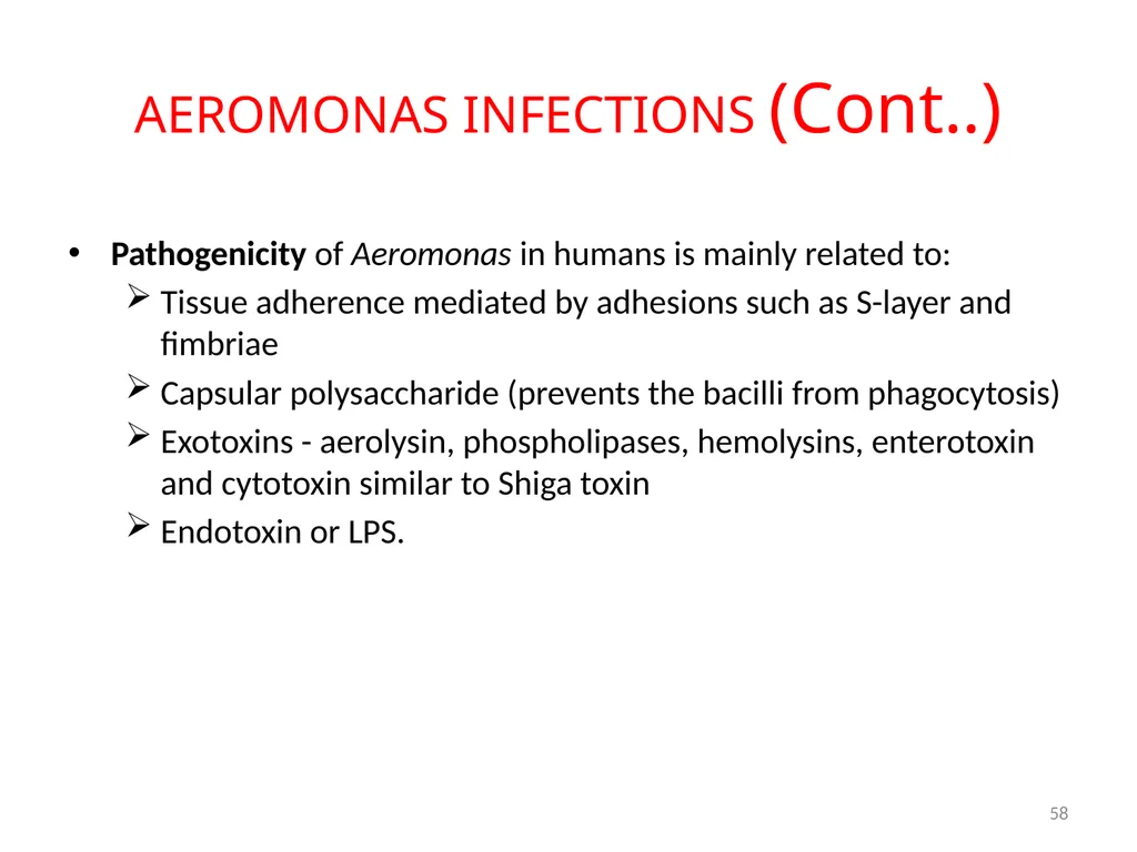 Cholera, Halophilic Vibrio and Aeromonas - slide 58 of 61