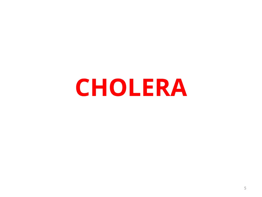 Cholera, Halophilic Vibrio and Aeromonas - slide 5 of 61