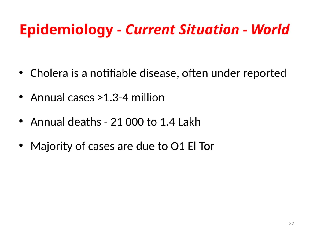 Cholera, Halophilic Vibrio and Aeromonas - slide 22 of 61