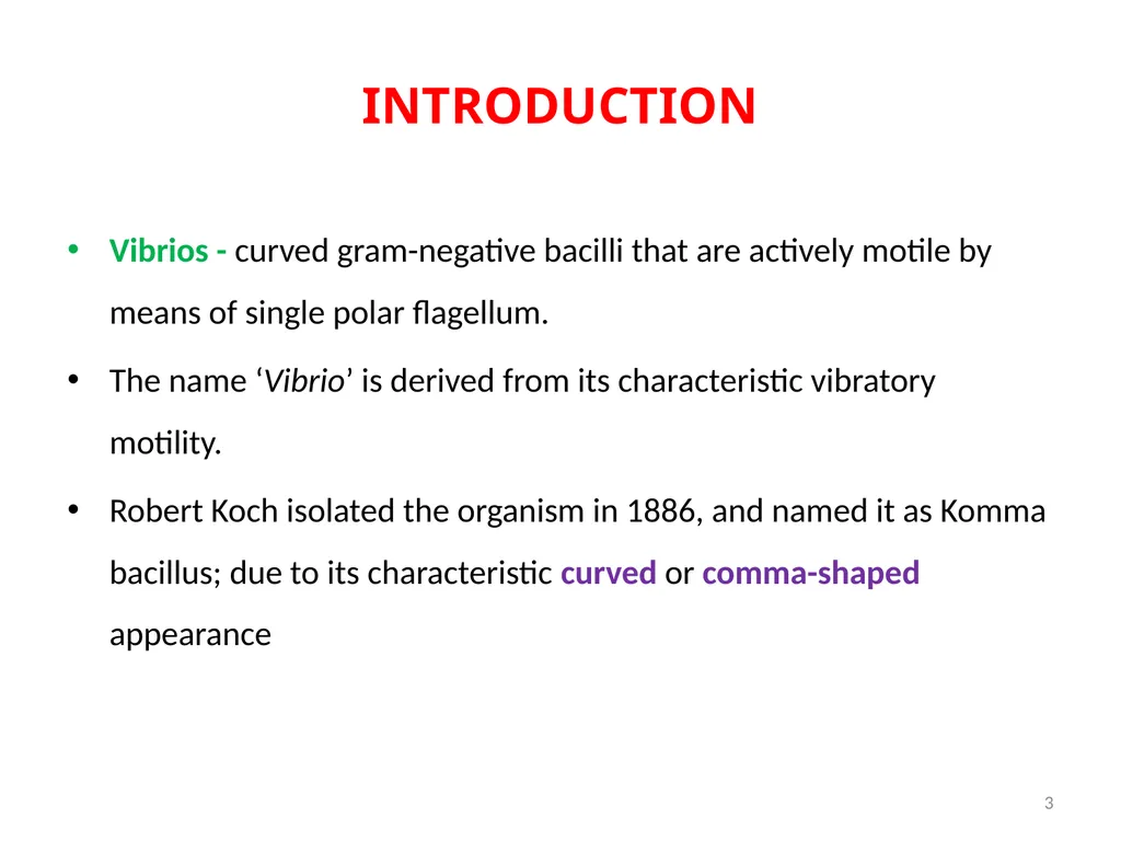 Cholera, Halophilic Vibrio and Aeromonas - slide 3 of 61