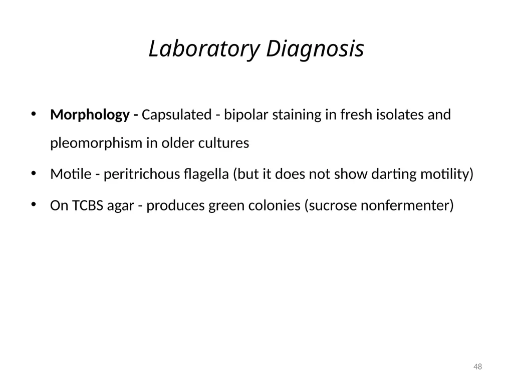 Cholera, Halophilic Vibrio and Aeromonas - slide 48 of 61