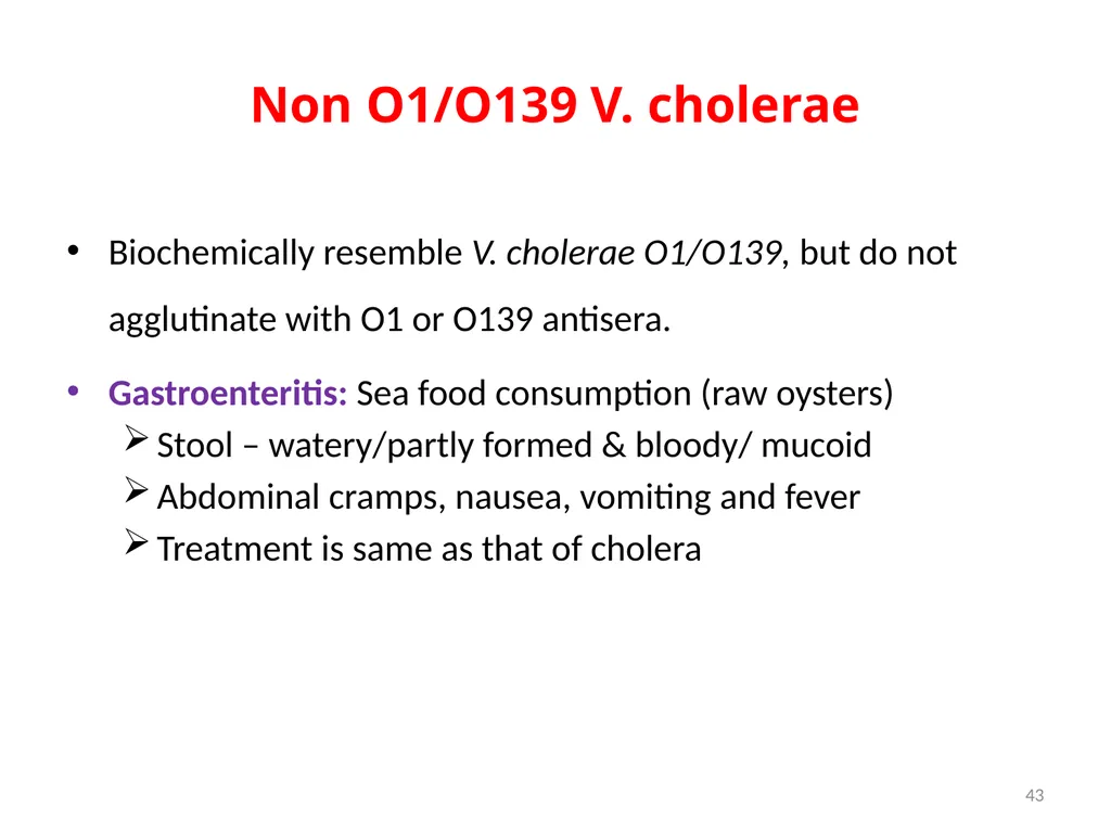 Cholera, Halophilic Vibrio and Aeromonas - slide 43 of 61