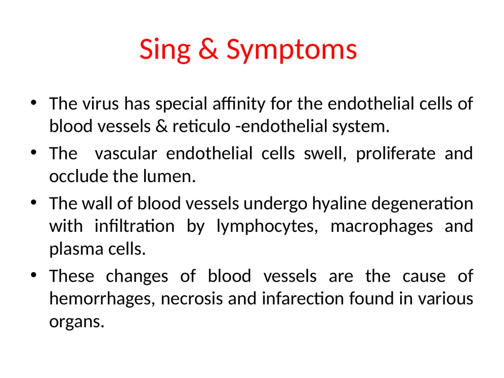 SWINE FEVER (Hog Cholera) Synonym:- Hog cholera - slide 8 of 18