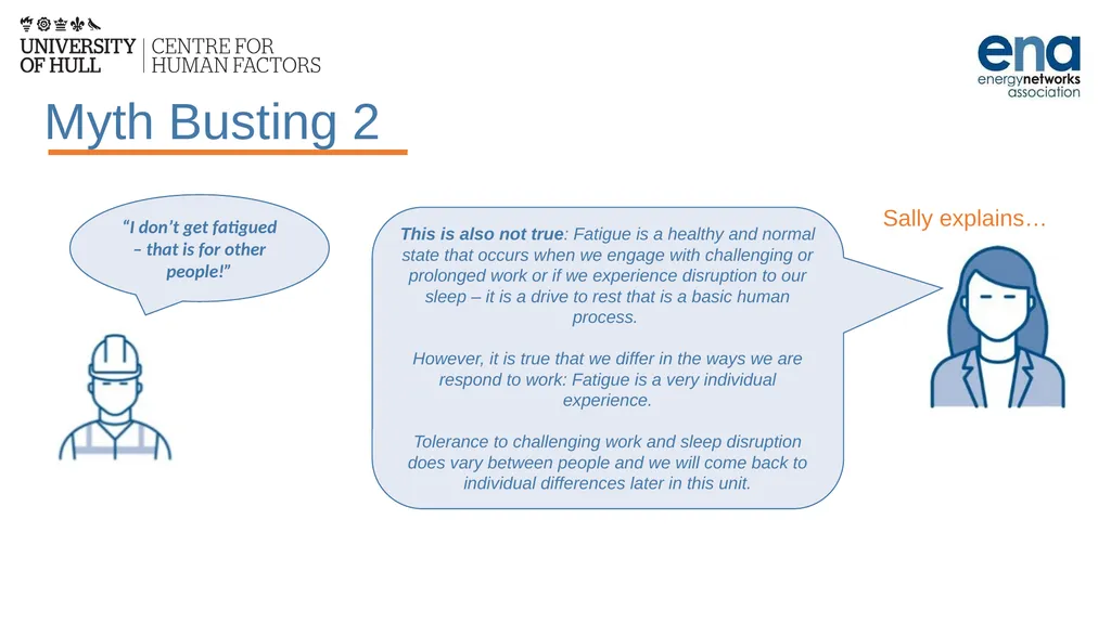 Introduction to Work-Related Fatigue Unit 3: The - slide 8 of 29