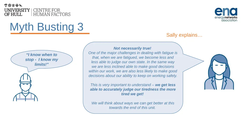 Introduction to Work-Related Fatigue Unit 3: The - slide 9 of 29