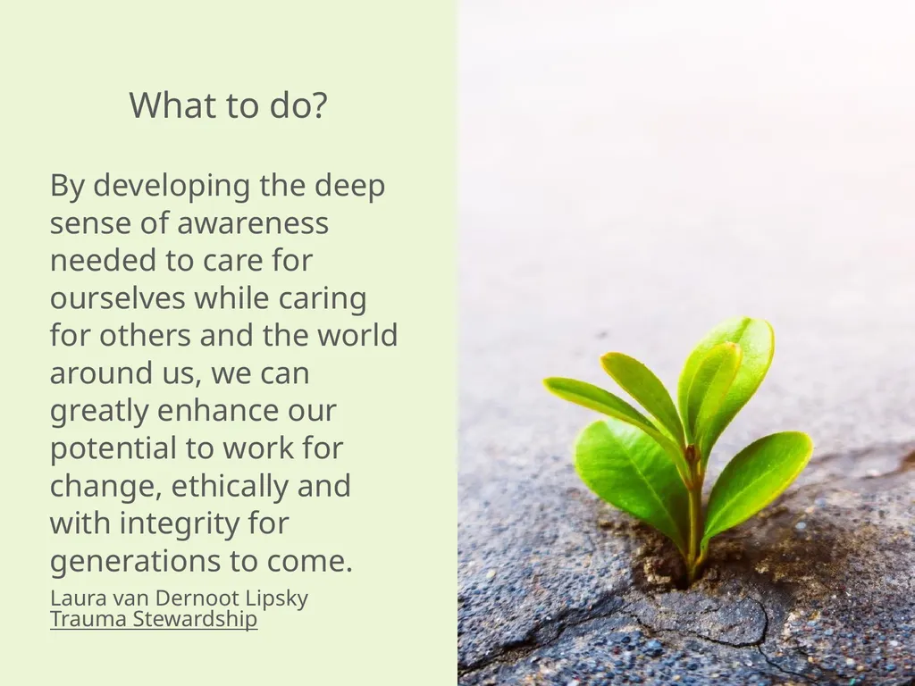 Compassion Fatigue Burnout Self Care It’s all - slide 11 of 15