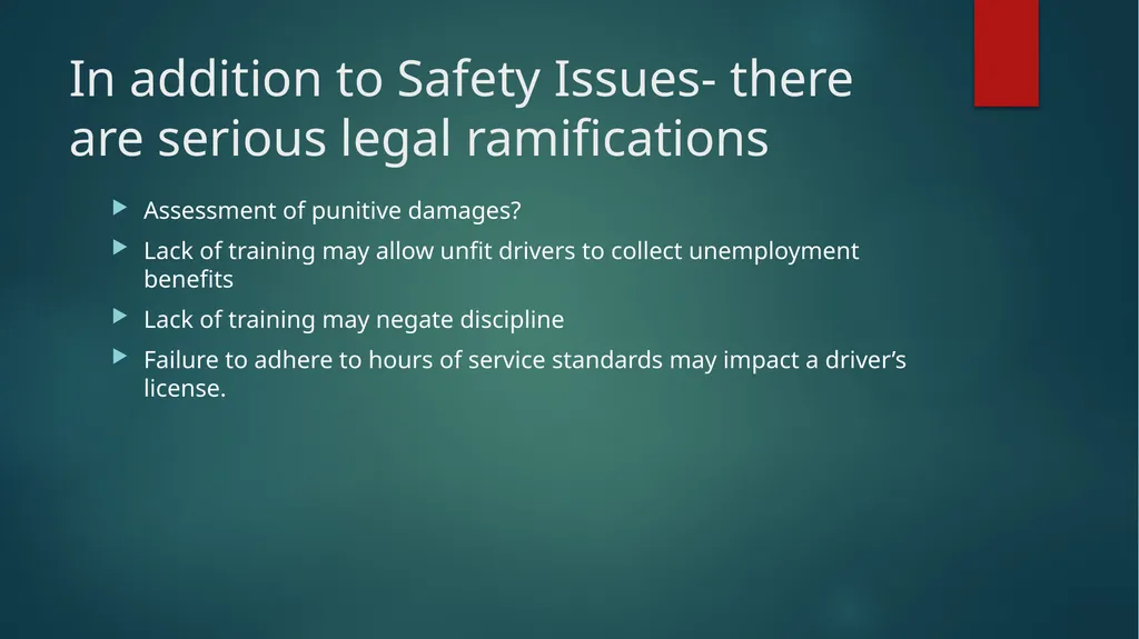 Fatigue Awareness FOCUS ON SAFETY Why Fatigue - slide 5 of 20
