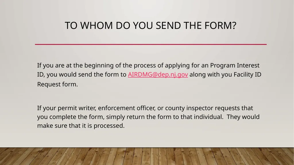 Common Control Self-Declaration form NJ Department - slide 10 of 11