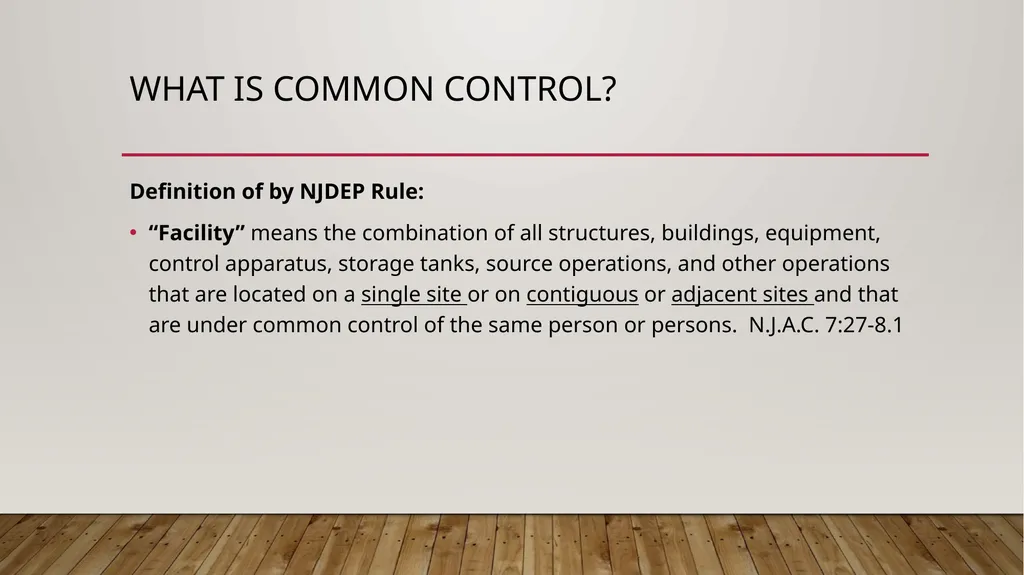 Common Control Self-Declaration form NJ Department - slide 2 of 11