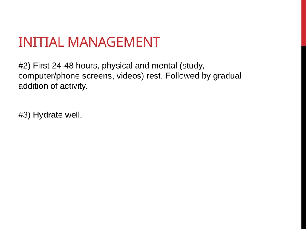 Concussion Awareness & Education University of - slide 14 of 27