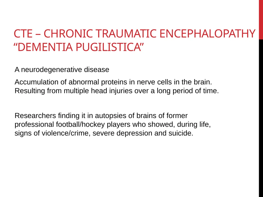 Concussion Awareness & Education University of - slide 23 of 27