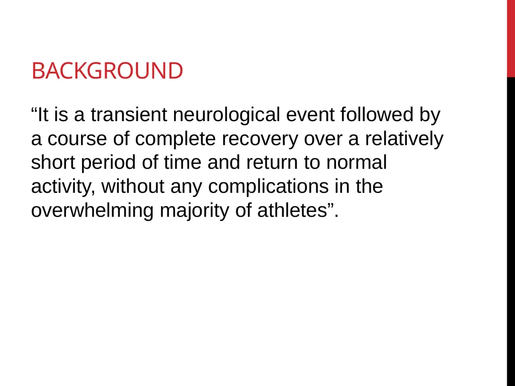 Concussion Awareness & Education University of - slide 3 of 27