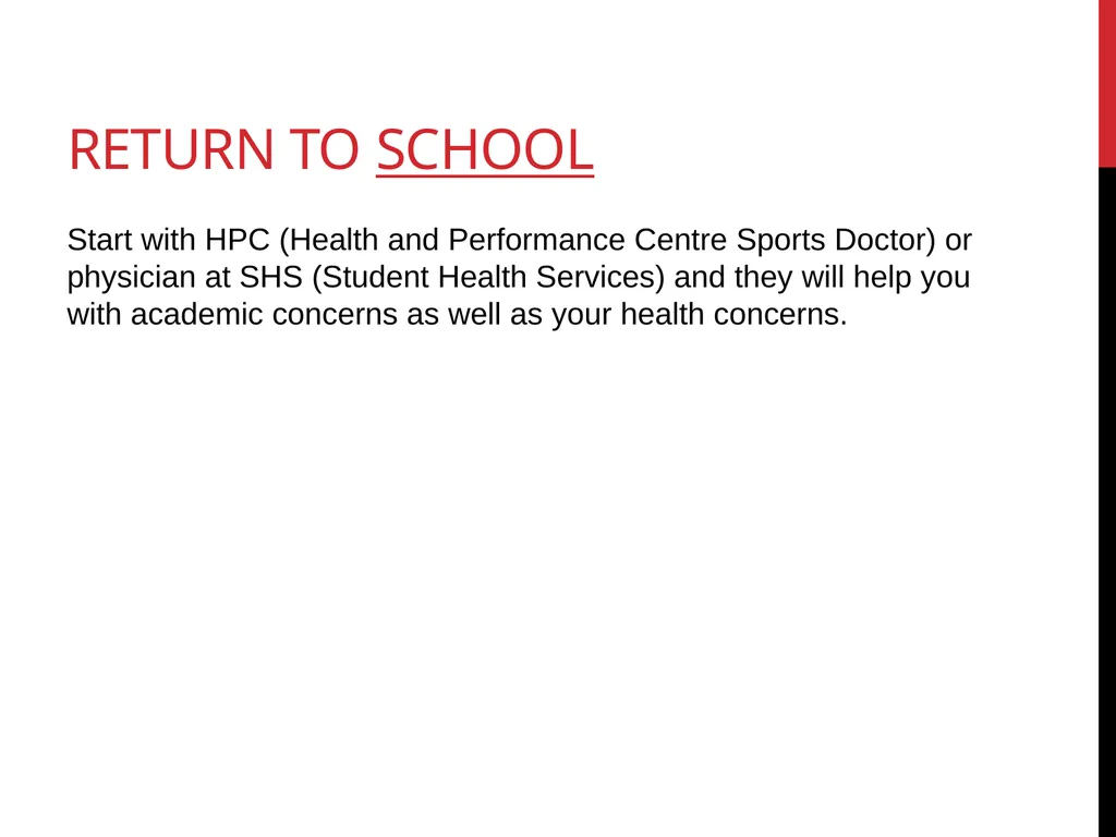 Concussion Awareness & Education University of - slide 19 of 27