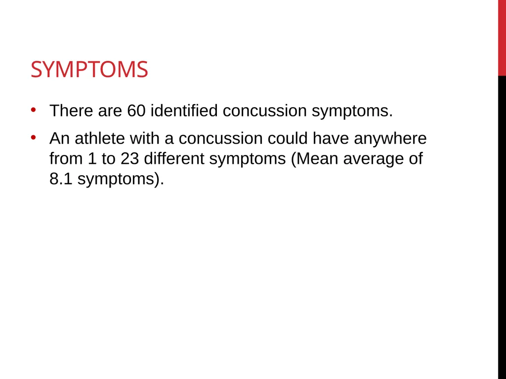 Concussion Awareness & Education University of - slide 9 of 27