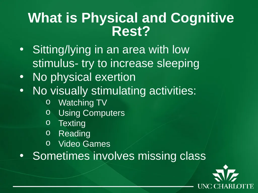 Concussions: From the Field to the Classroom - slide 15 of 18
