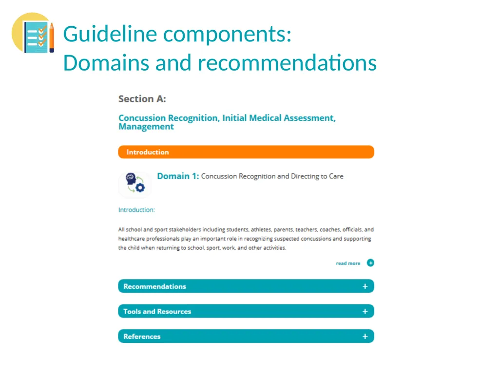 LIVING GUIDELINE FOR DIAGNOSING AND MANAGING - slide 10 of 12