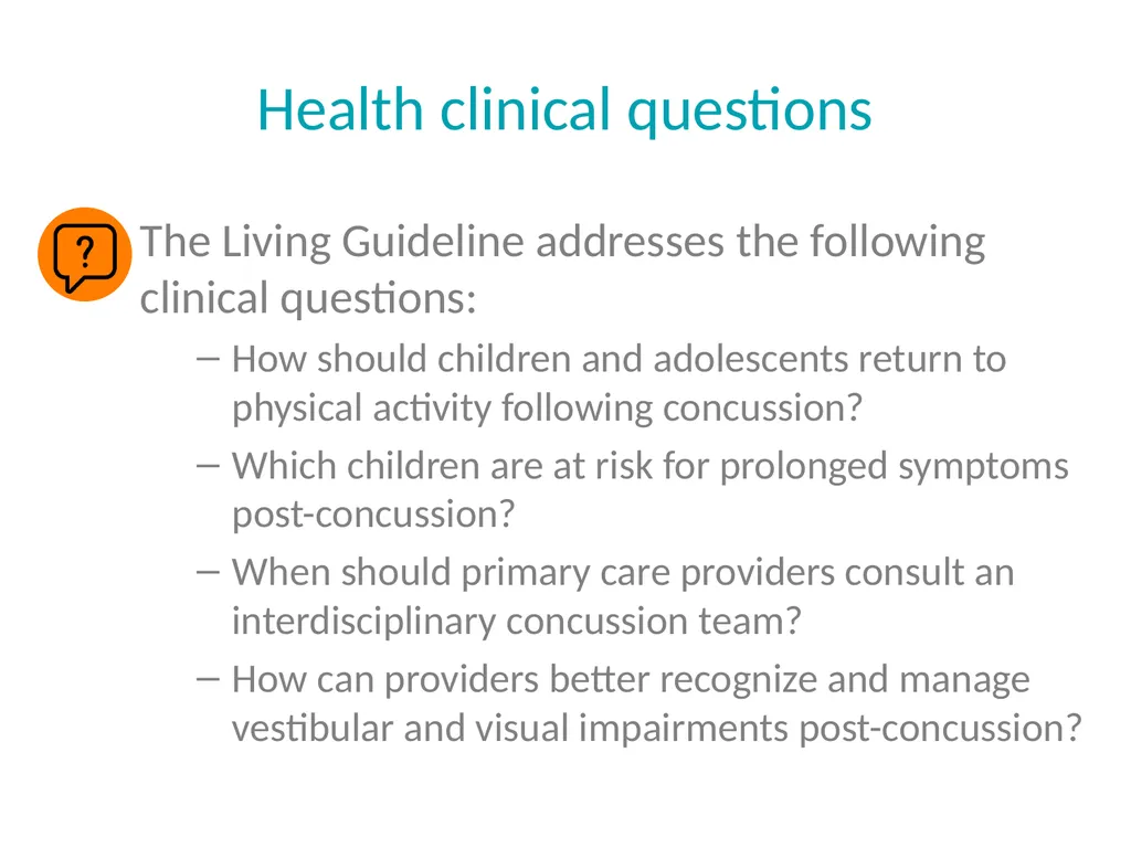 LIVING GUIDELINE FOR DIAGNOSING AND MANAGING - slide 8 of 12