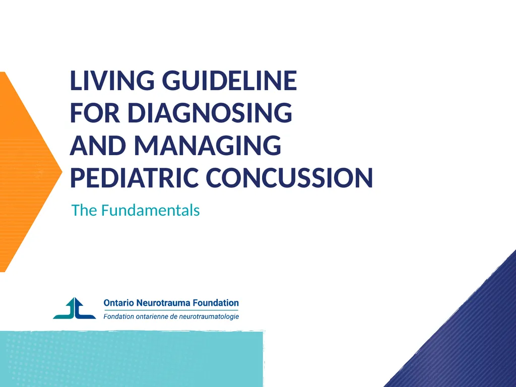 LIVING GUIDELINE FOR DIAGNOSING AND MANAGING - slide 1 of 12