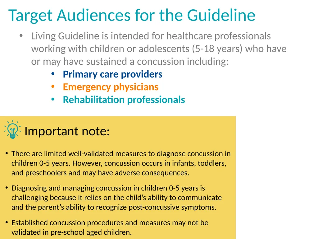 LIVING GUIDELINE FOR DIAGNOSING AND MANAGING - slide 6 of 12