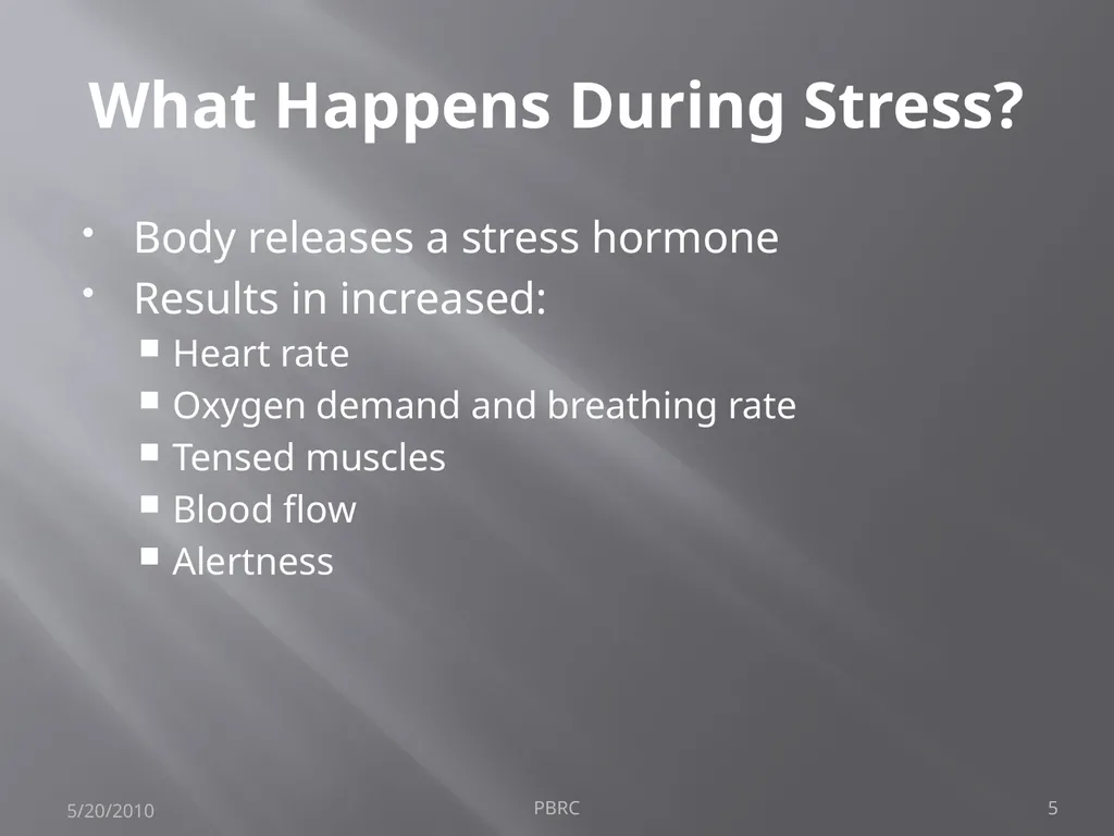 Stress and your heart Beth Kalicki Heli J. Roy, - slide 5 of 14