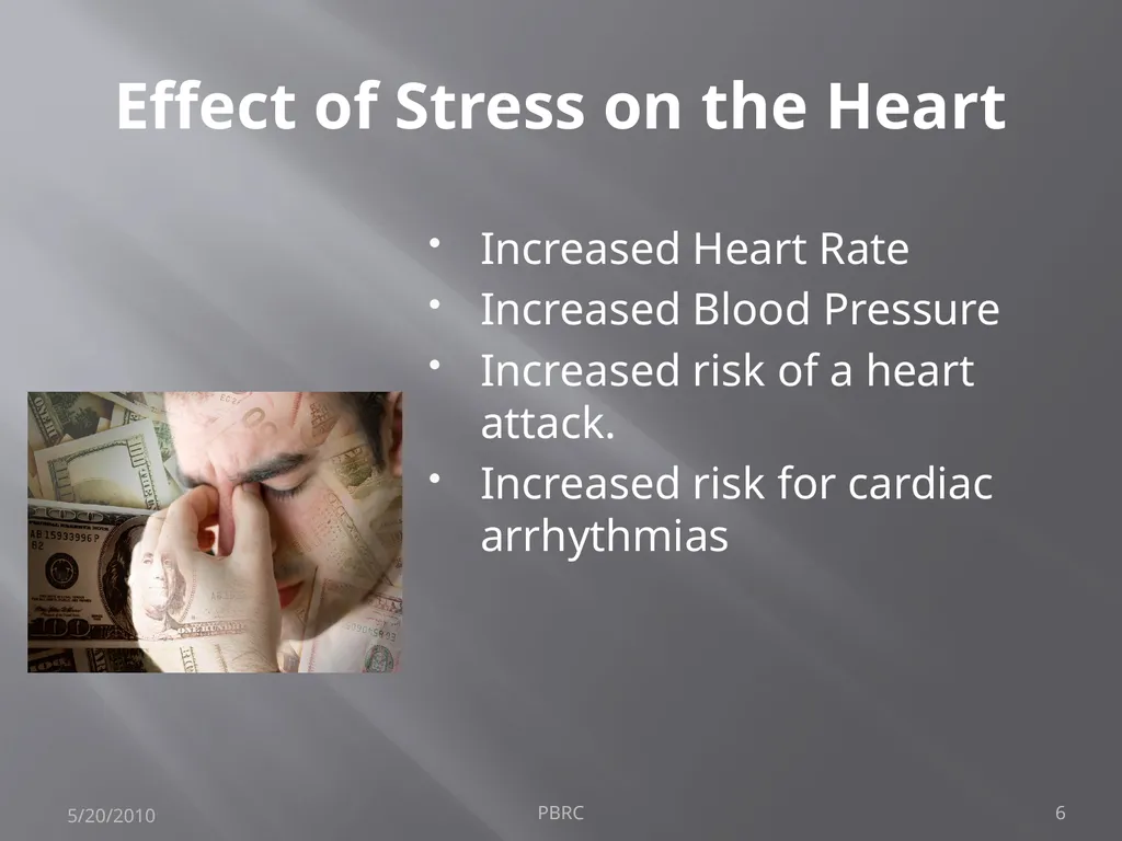 Stress and your heart Beth Kalicki Heli J. Roy, - slide 6 of 14