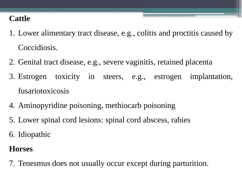 Constipation, Scant Feces, Alimentary Tract - slide 12 of 12
