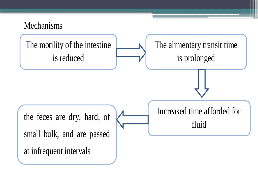 Constipation, Scant Feces, Alimentary Tract - slide 3 of 12