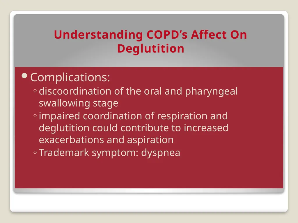 Chronic Obstructive Pulmonary Disease And Its - slide 5 of 19