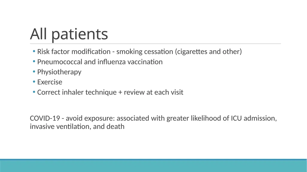 COPD (Chronic Obstructive Pulmonary Disease) - slide 15 of 33