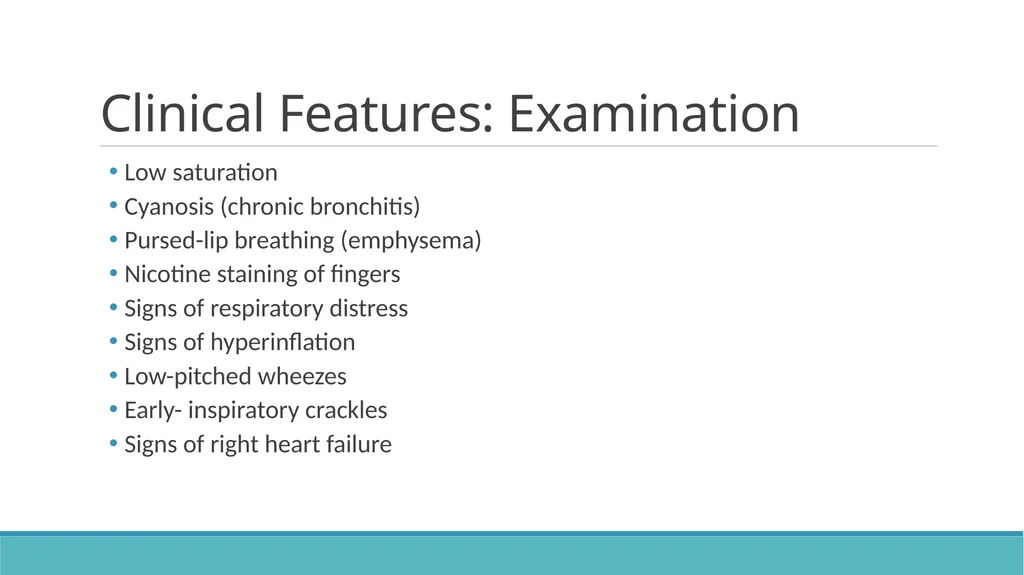 COPD (Chronic Obstructive Pulmonary Disease) - slide 6 of 33