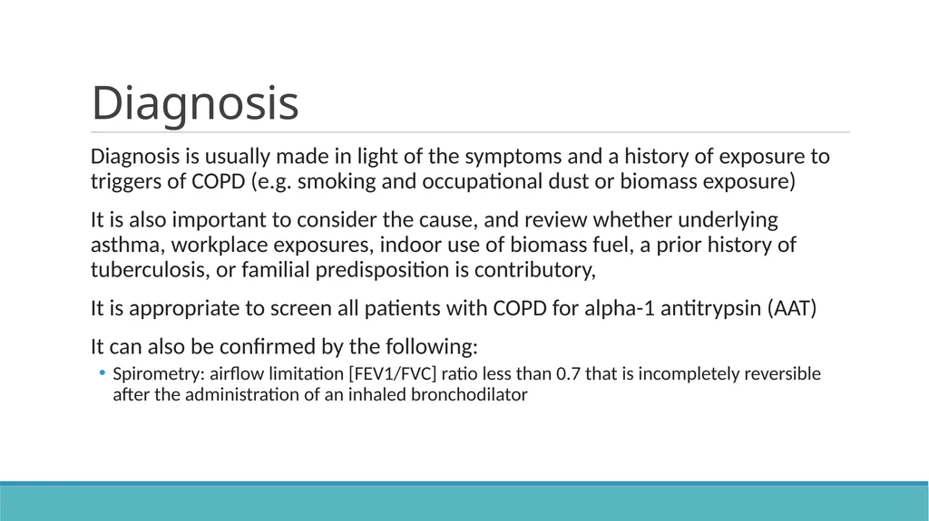 COPD (Chronic Obstructive Pulmonary Disease) - slide 8 of 33