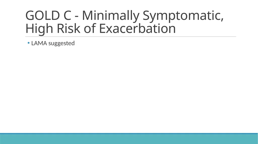 COPD (Chronic Obstructive Pulmonary Disease) - slide 19 of 33