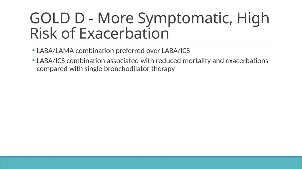 COPD (Chronic Obstructive Pulmonary Disease) - slide 20 of 33