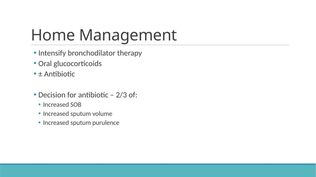 COPD (Chronic Obstructive Pulmonary Disease) - slide 28 of 33