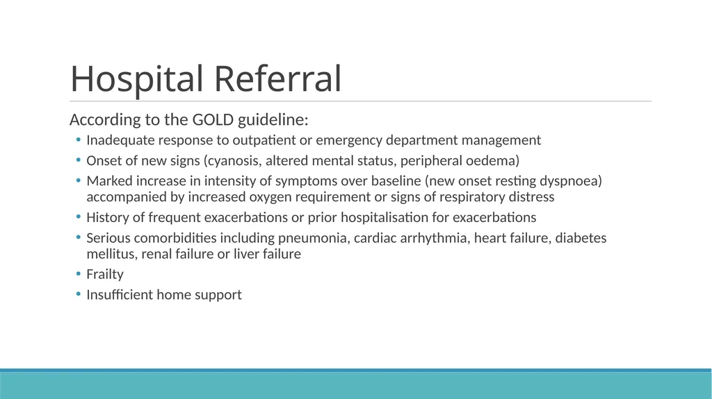 COPD (Chronic Obstructive Pulmonary Disease) - slide 30 of 33