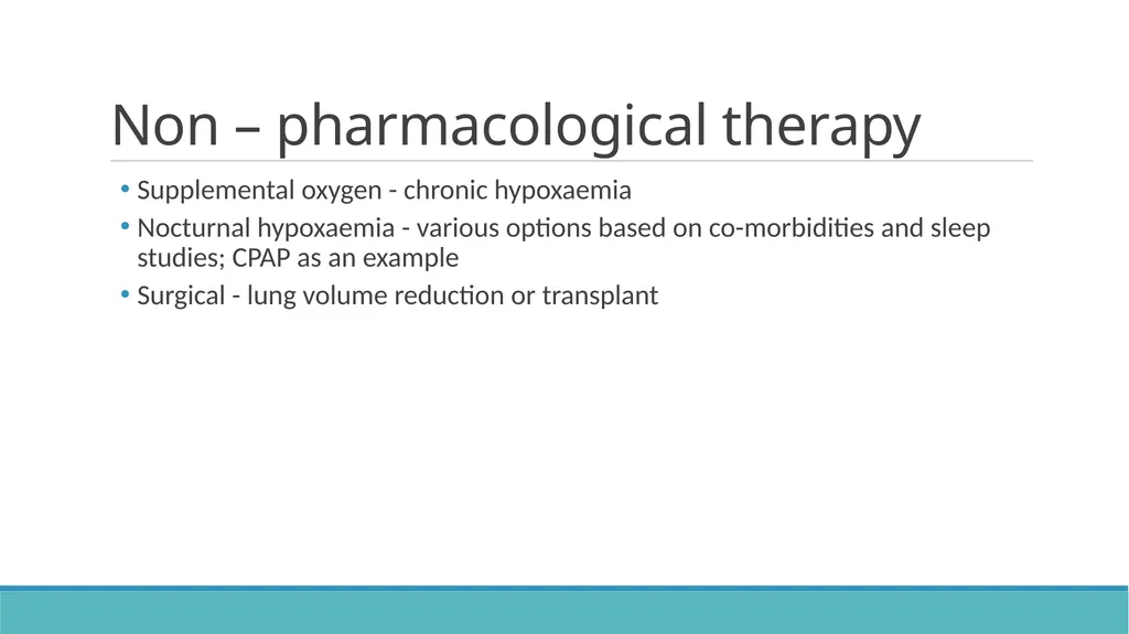 COPD (Chronic Obstructive Pulmonary Disease) - slide 21 of 33