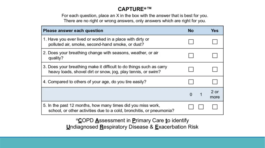 COPD (Chronic Obstructive Pulmonary Disease) - slide 5 of 33