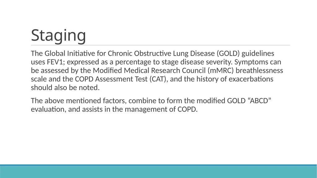 COPD (Chronic Obstructive Pulmonary Disease) - slide 10 of 33