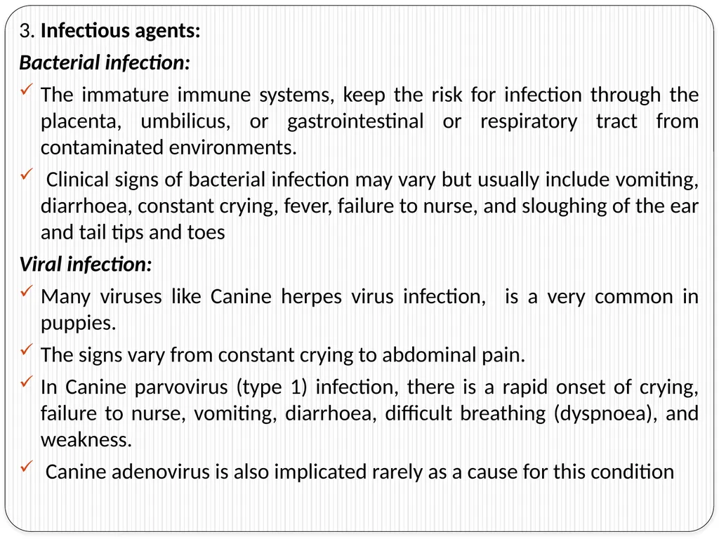 Neonatal Diseases Perinatal ----The morbidity or - slide 30 of 33