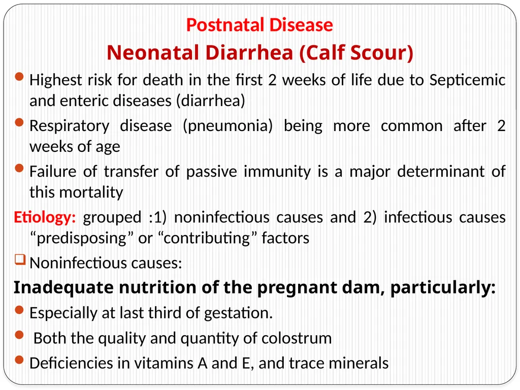 Neonatal Diseases Perinatal ----The morbidity or - slide 3 of 33