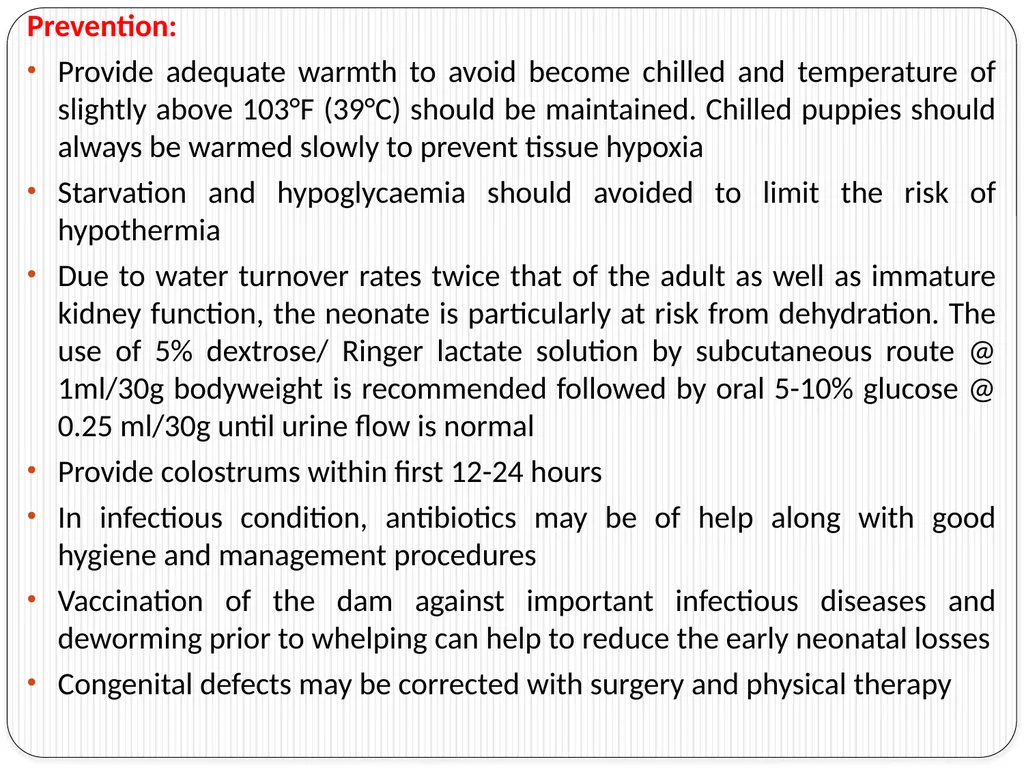 Neonatal Diseases Perinatal ----The morbidity or - slide 33 of 33