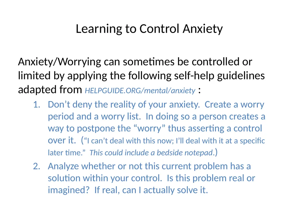 Anxiety, Depression, & Stress or Do you have the - slide 4 of 21