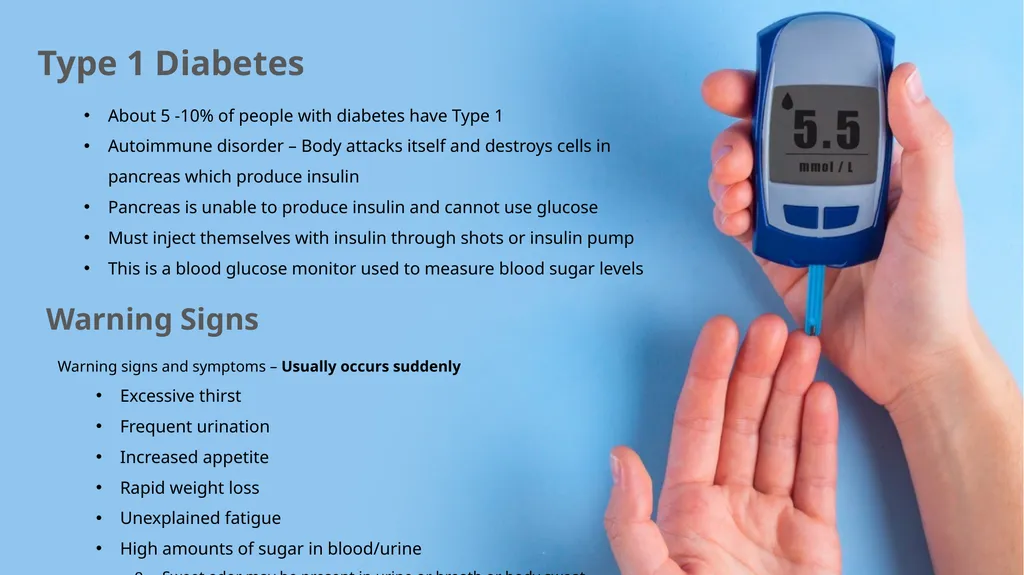 Diabetes 101 Understand the: Etiology - slide 8 of 18