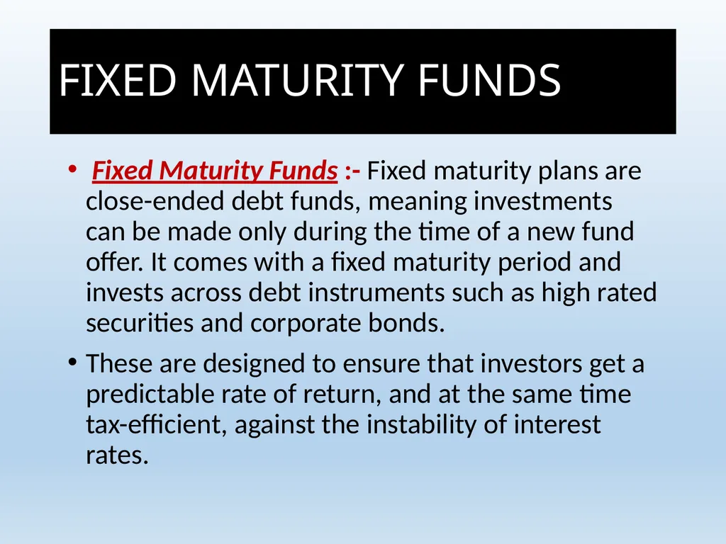 What Is Mutual Fund ? A mutual fund is a - slide 30 of 55