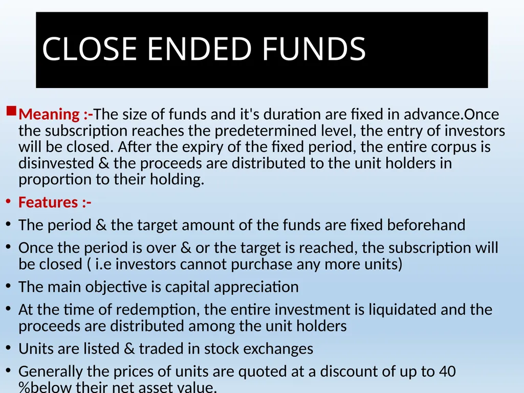 What Is Mutual Fund ? A mutual fund is a - slide 21 of 55