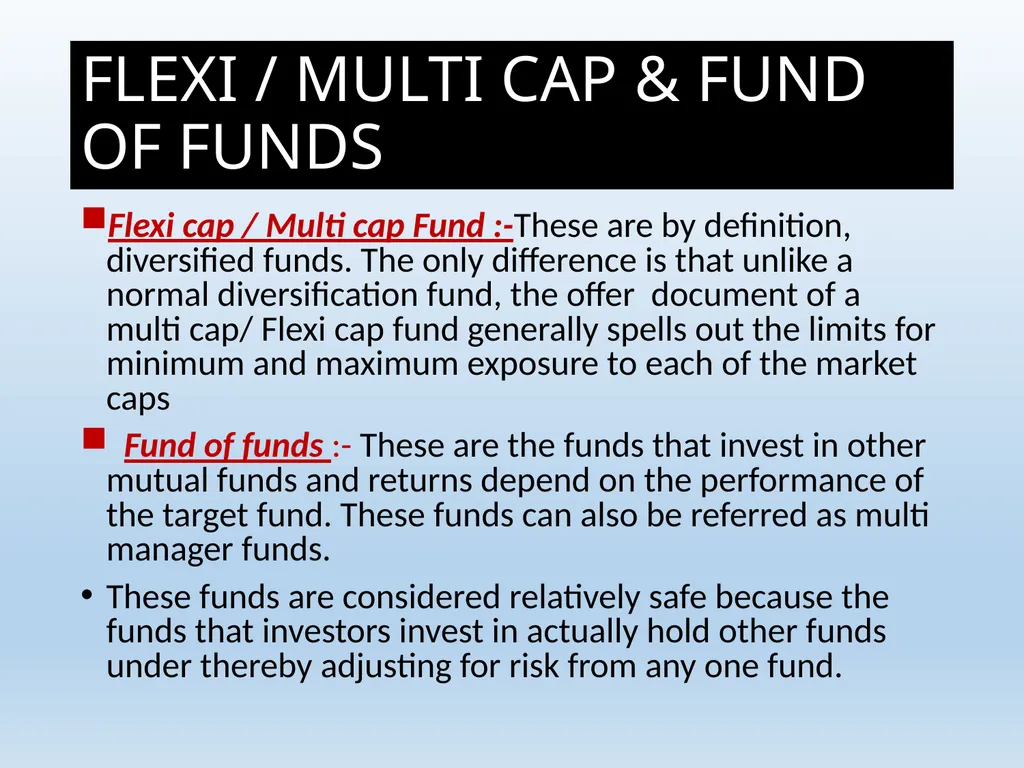What Is Mutual Fund ? A mutual fund is a - slide 35 of 55